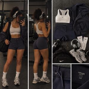 Refuge Women's Navy and Blue Shorts
